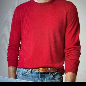 Crew Neck sweater. New w tag. JCrew Cotton Cashmere. Sz M